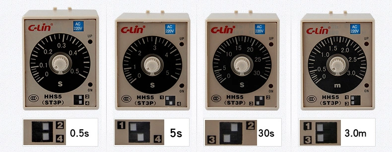 Hhs5f3 off Delay Operation with Long Timing Range 180s to 3600s Time Relay