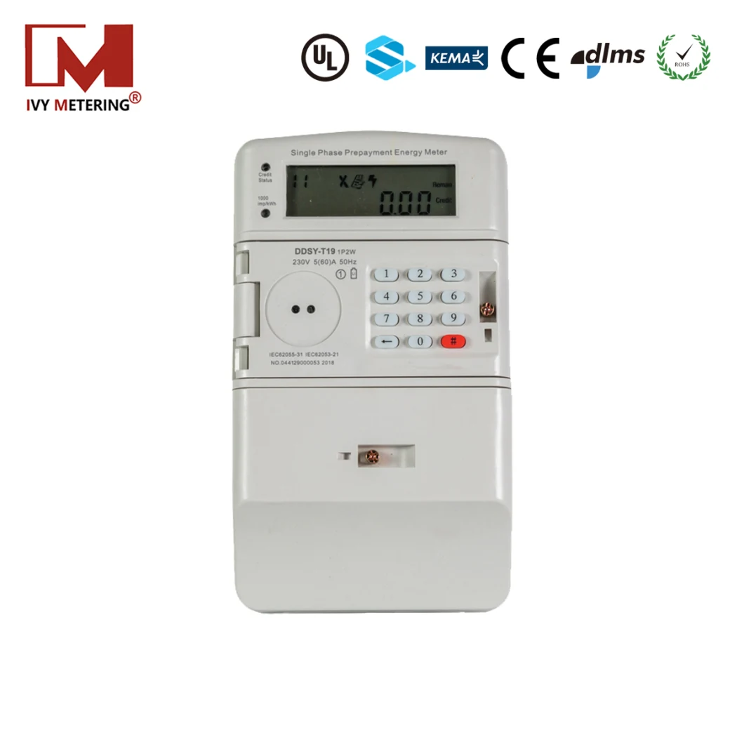 Plug-in GPRS Module Prepayment Kwh Kilowatt Hour Meter Price