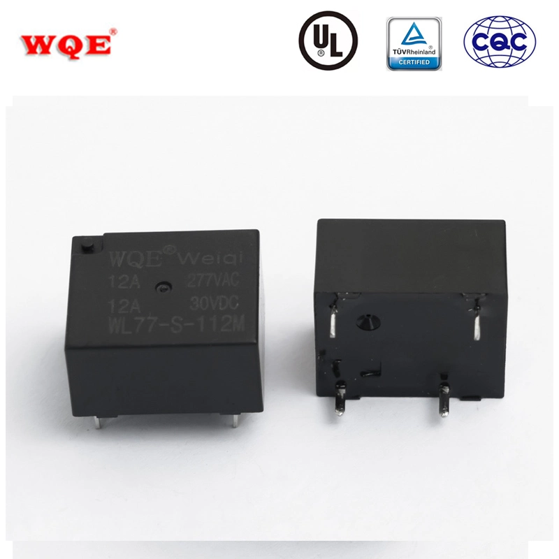 General Purpose Relay PCB Sealed Relay Power Relay 12A (WL77) Normally Open 1A Type Relays for Household Appliance / Auto Control / Smart Home / Alarm System